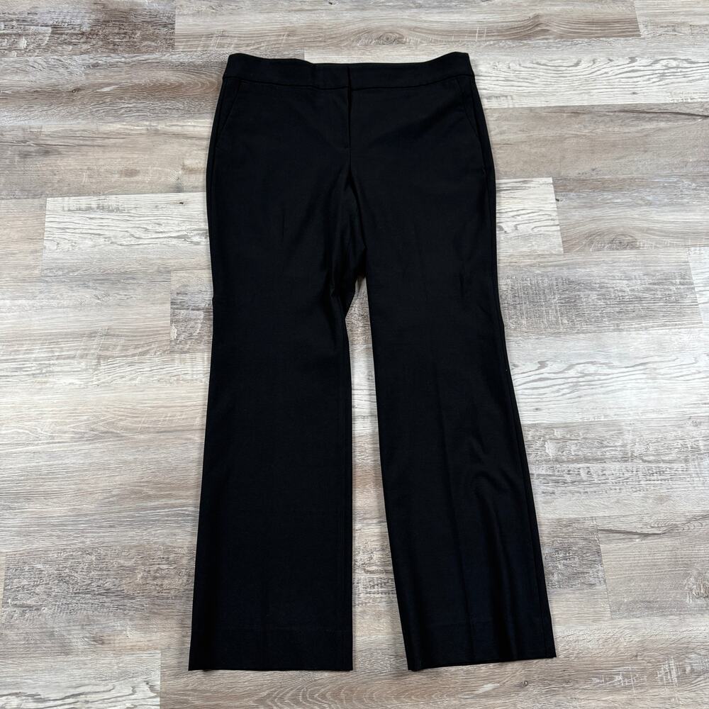 NWT J.Crew Perfect Work Pant Black Straight Leg Trousers Office Capsule Fall 14
